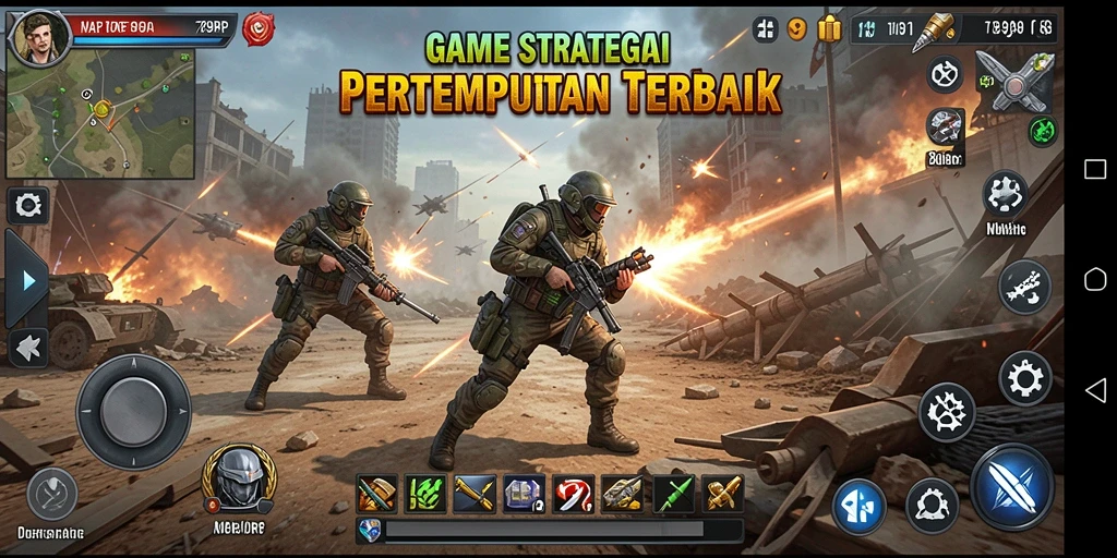 Tampilan gameplay 789RP saat pertempuran strategis.