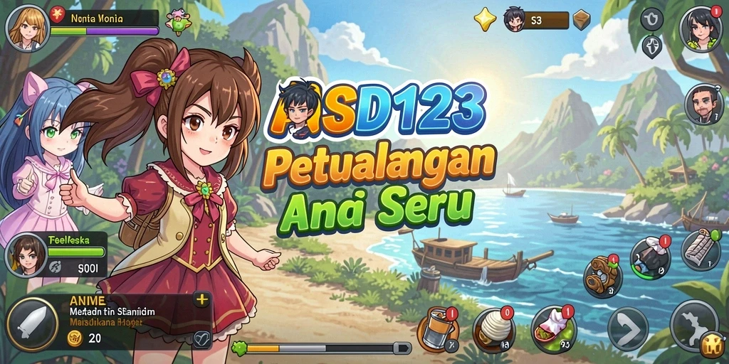 Menampilkan gameplay seru dan karakter Anime yang menarik.