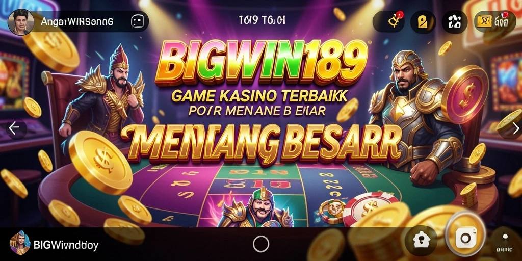 Screenshot gameplay Kasino yang menarik dari BIGWIN189.