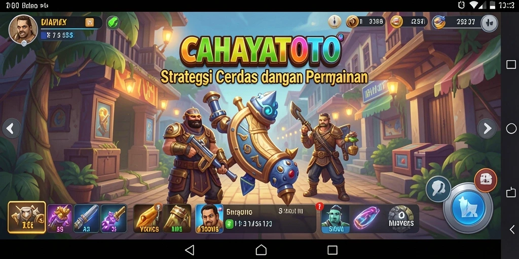 Tampilan gameplay CAHAYATOTO yang menarik dan strategis.