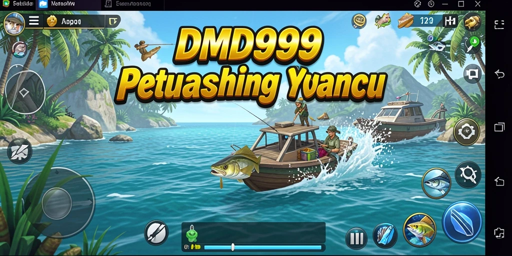 Tampilan menarik dari gameplay DMD999 yang penuh aksi memancing.