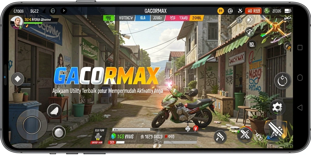 Screenshot GACORMAX menampilkan dashboard aplikasi yang intuitif dan mudah digunakan.
