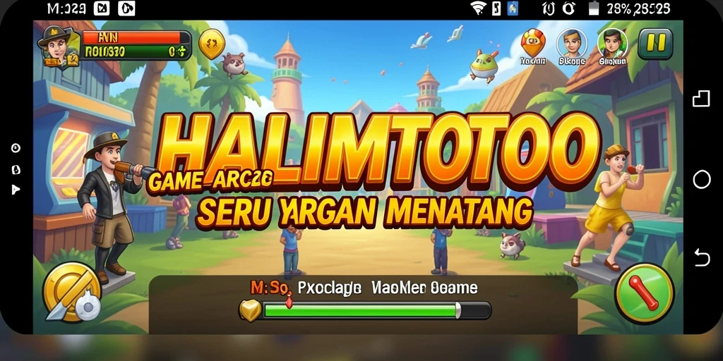 Tampilan menarik dalam gameplay HALIMTOTO dengan berbagai rintangan.