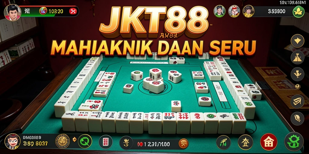 Tampilan gameplay JKT88 yang memukau dalam permainan Mahjong.