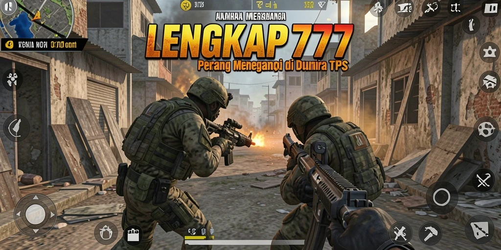 Gambaran menarik dari gameplay LENGKAP777 dalam pertempuran TPS.
