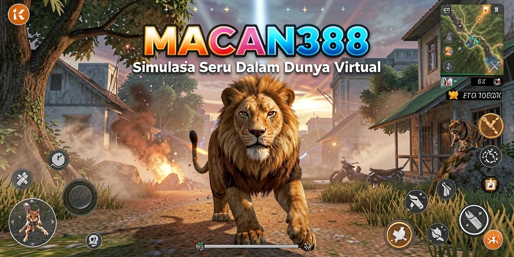 Tampilan gameplay <strong>MACAN388</strong> yang menarik dan interaktif dalam simulasi.