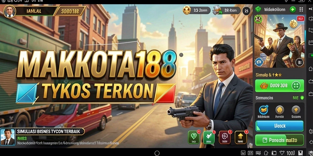 Tampilan gameplay menarik dari MAHKOTA188 dengan elemen Tycoon yang mengagumkan.