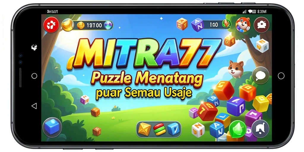 Tampilan gameplay menantang dari MITRA77 dengan berbagai puzzle menarik.