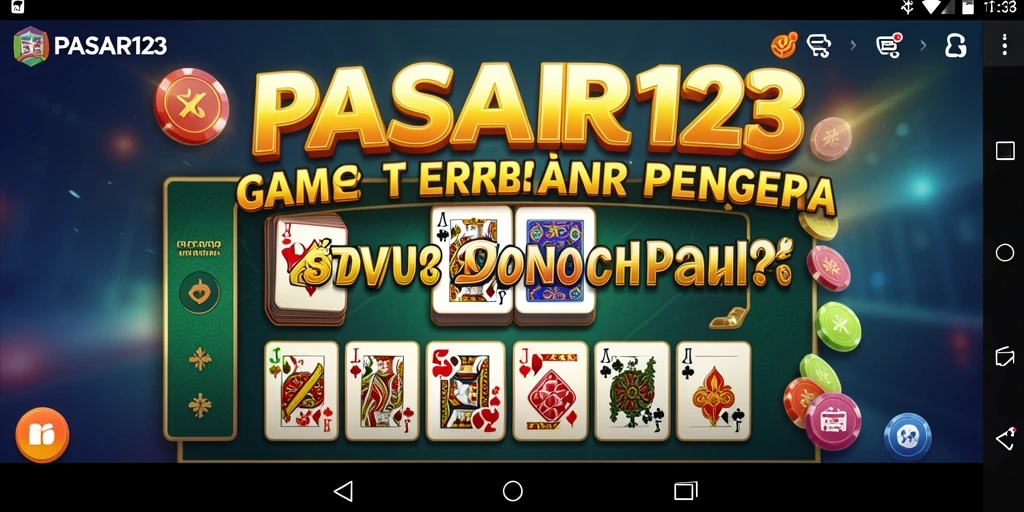 Screenshot gameplay PASAR123 yang menampilkan aksi seru di permainan Domino.