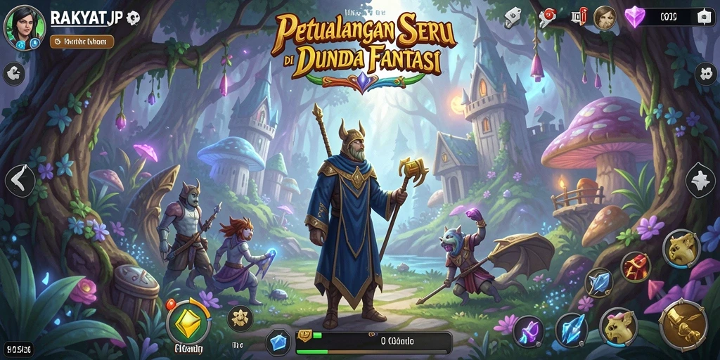 Gameplay seru RAKYATJP dengan petualangan menegangkan.