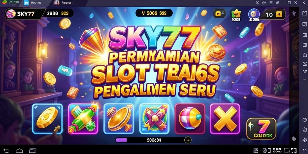 Tampilan menarik dari gameplay SLOT di SKY77.