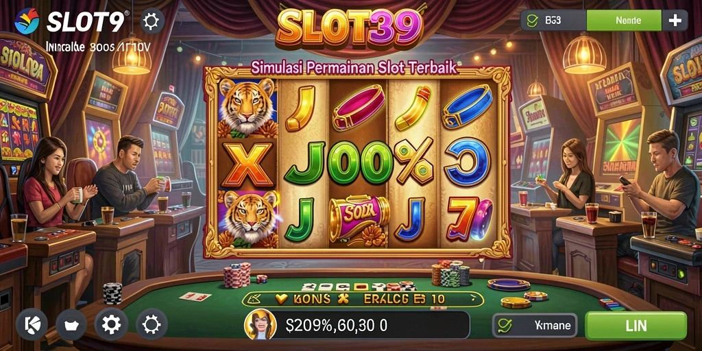 Tampilan gameplay SLOT39 yang menarik dan penuh warna.