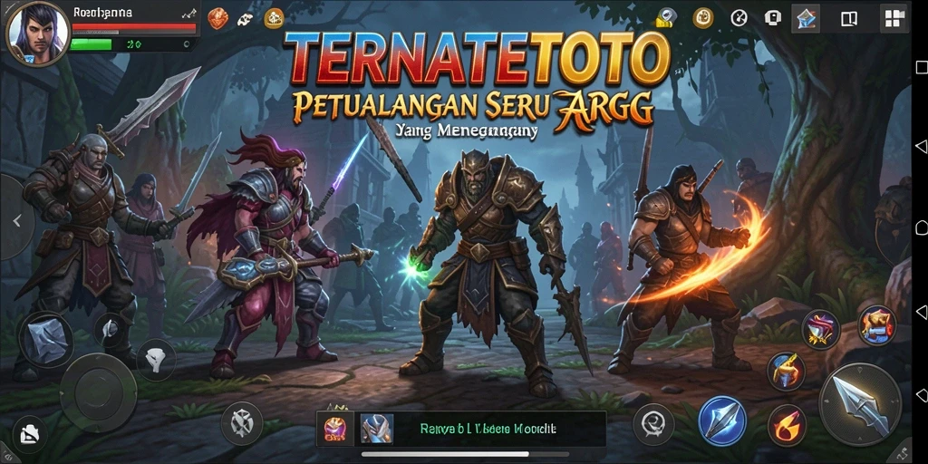 Tangkapan layar utama yang menunjukkan gameplay seru di TERNATETOTO.