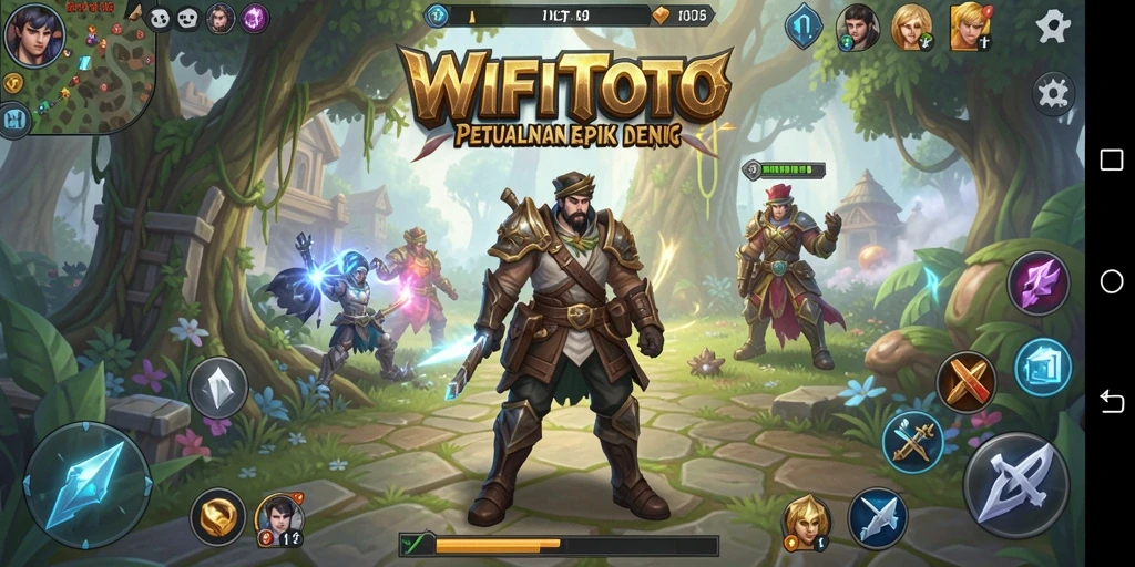 Tampilan gameplay WIFITOTO yang menakjubkan dalam aksi RPG.