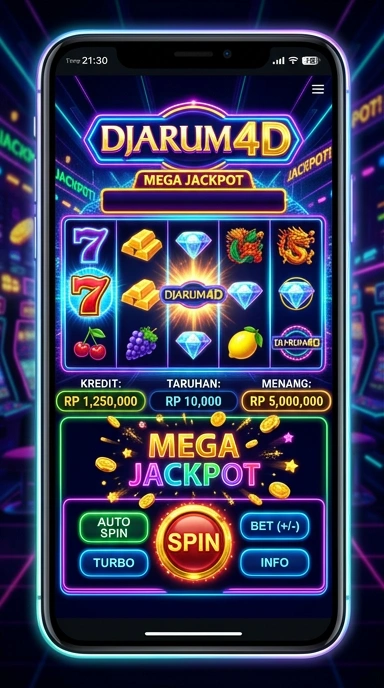 Tampilan aplikasi djarum4d yang sederhana dan menarik.
